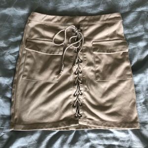Tobi Suede skirt